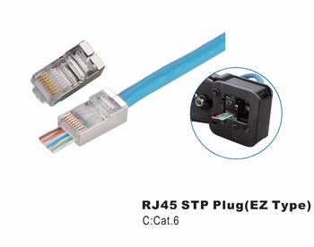 TE6-087 Mikroutikač RJ45 Cat6 FTP EZ TYPE